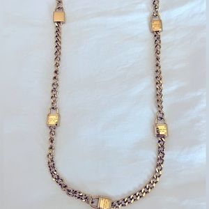 Michael Kors padlock necklace. Rare